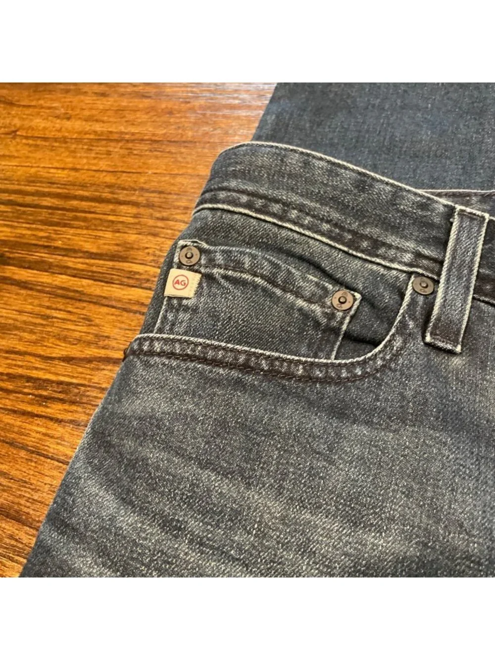 AG Tellis Modern Slim Jean Mens 32x34 Duke Dark Wash Stretch AG-ED Denim Skinny